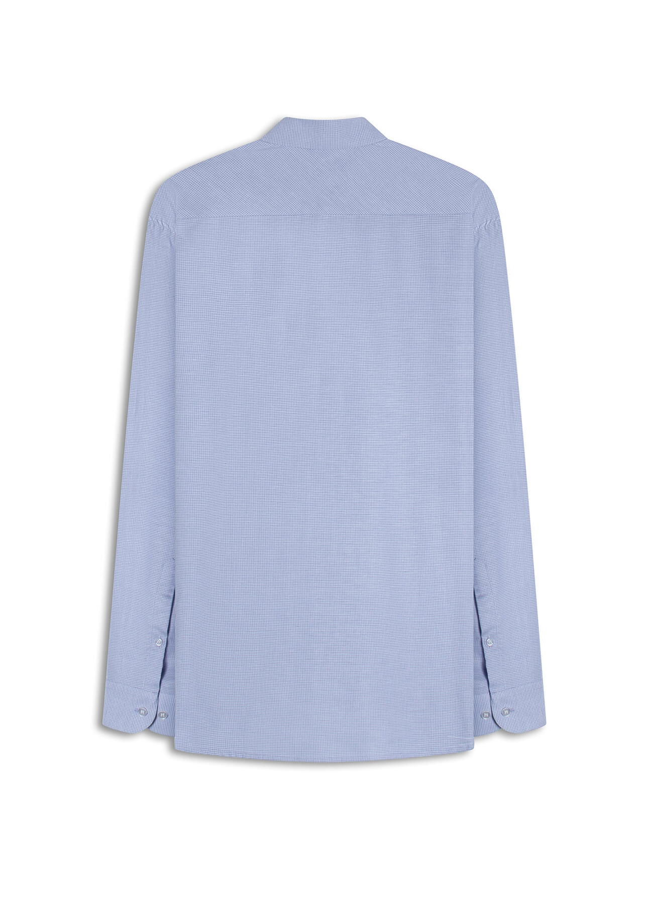 Tricoline Fil a Fil Mol Plaid Cl Fusi Azul Pervante