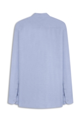 Tricoline Fil a Fil Mol Plaid Cl Fusi Azul Pervante