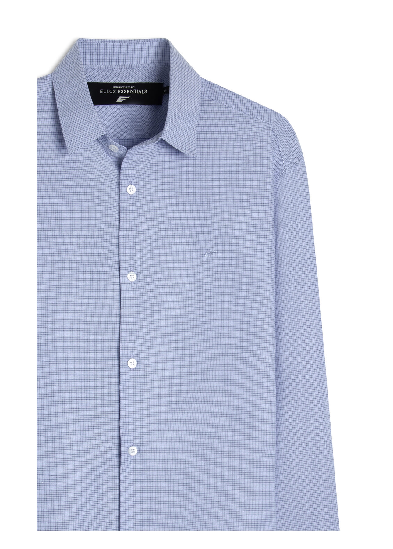 Tricoline Fil a Fil Mol Plaid Cl Fusi Azul Pervante