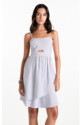 Tricoline Strappy Knee Lilas