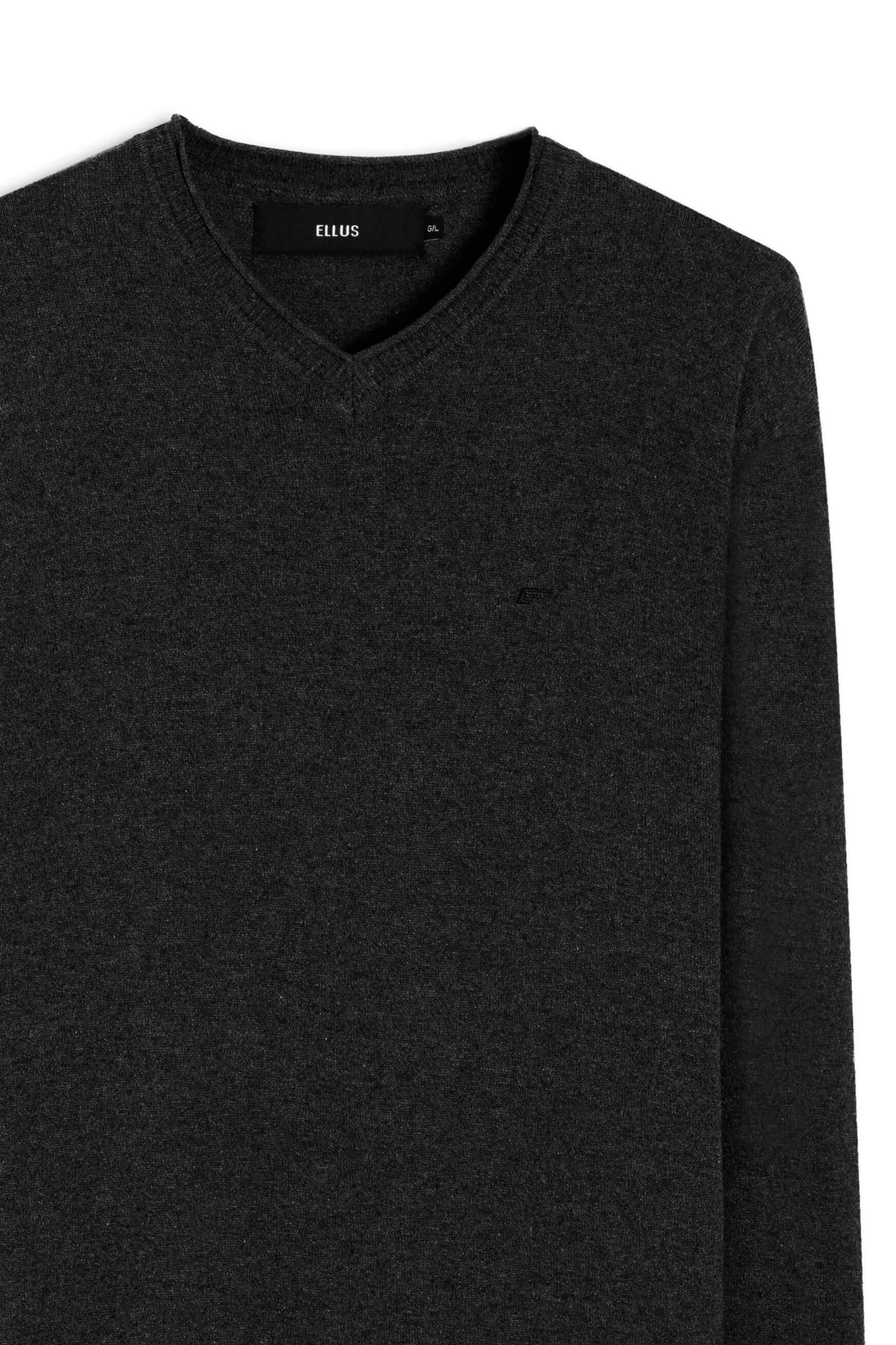 Tricot Basic Classic Ellus Preto