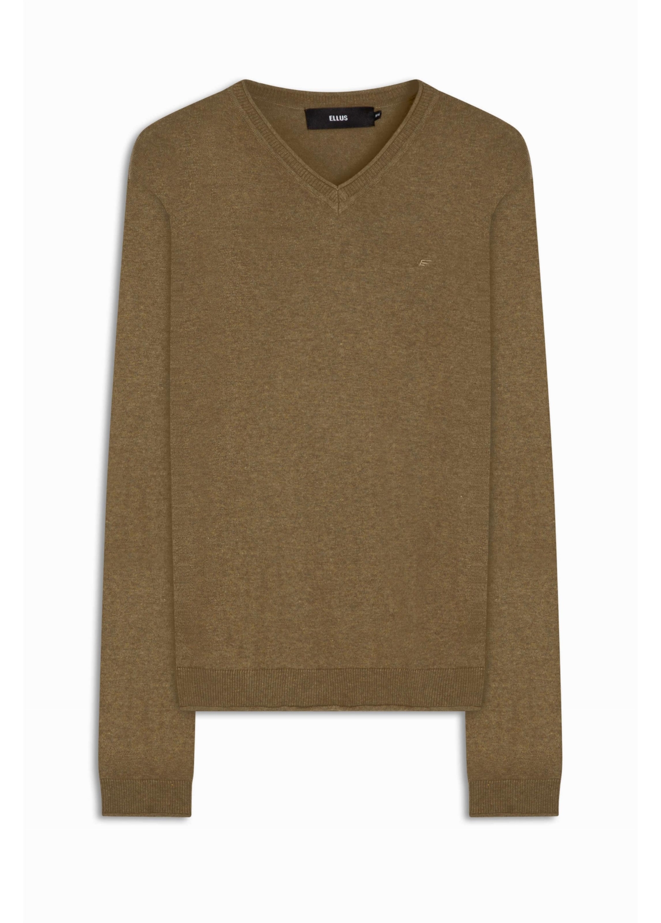 Tricot Basic Classic Ellus Tabaco