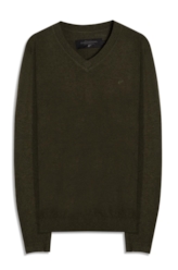 Tricot Basic Classic Ellus Verde Militar