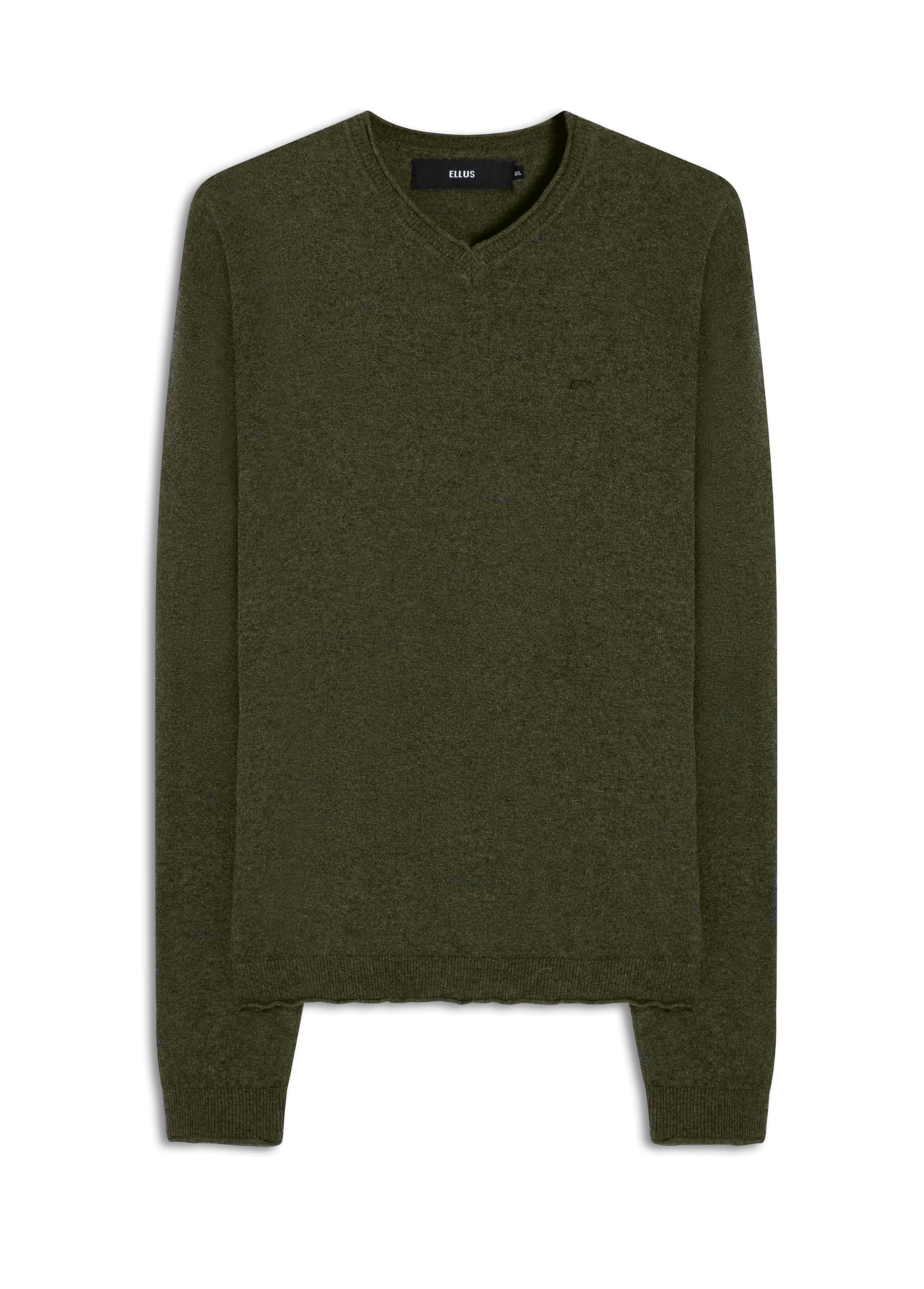 Tricot Basic Classic Ellus Verde Militar