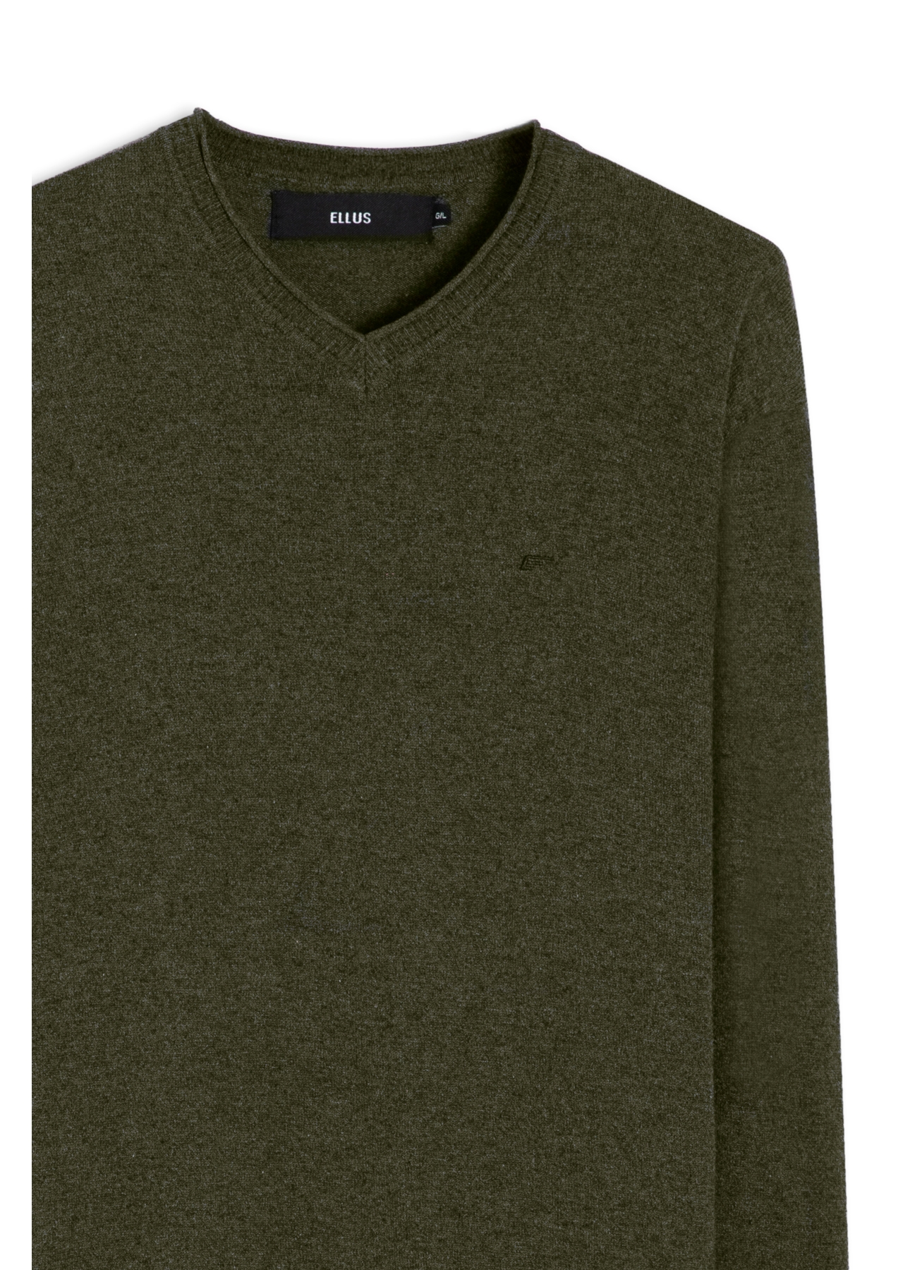 Tricot Basic Classic Ellus Verde Militar