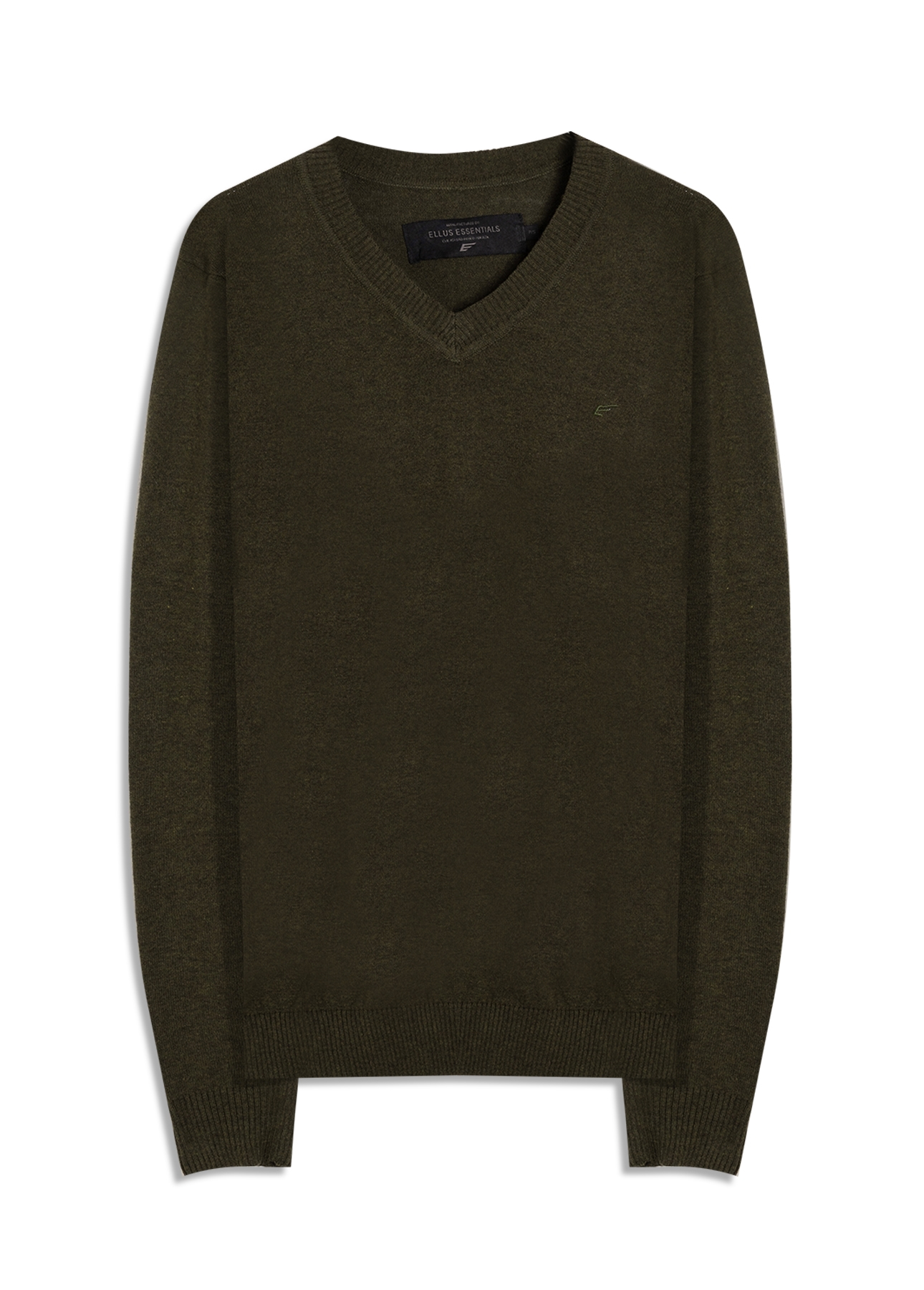 Tricot Basic Classic Ellus Verde Militar
