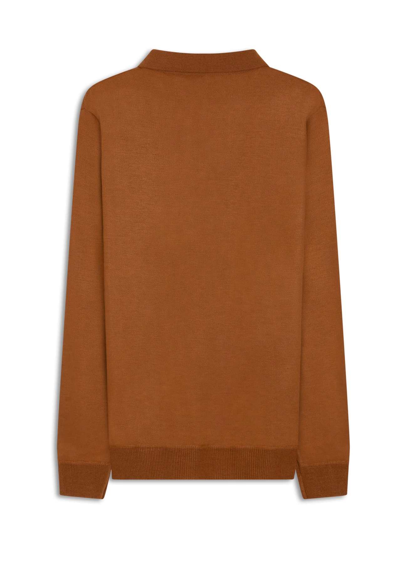 Tricot Basic Stoned Polo Caramelo
