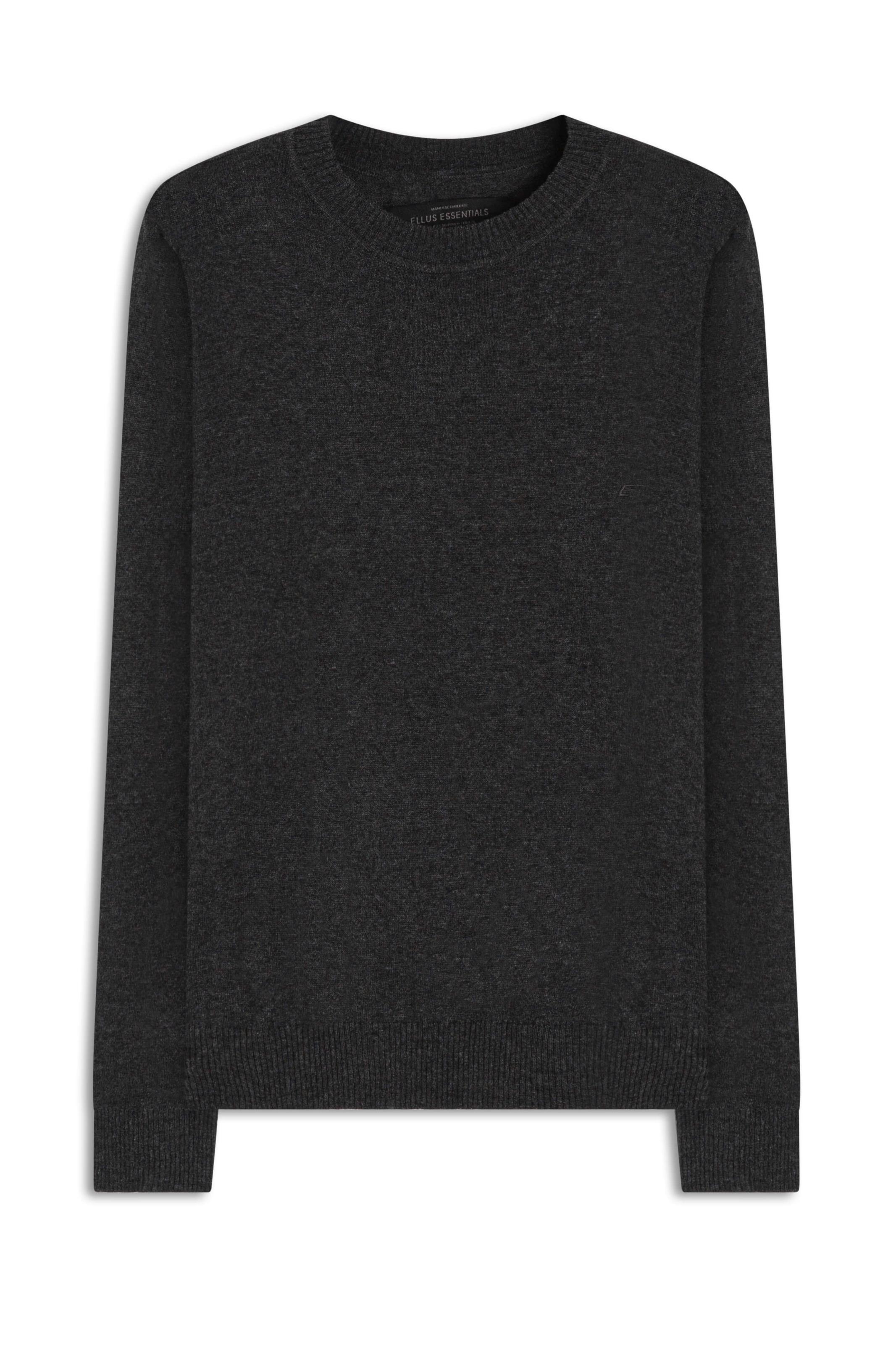Tricot Visco Nylon Zipper Sweater Grafite