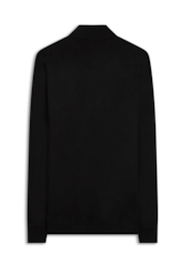 Tricot Basic Ziper Preto