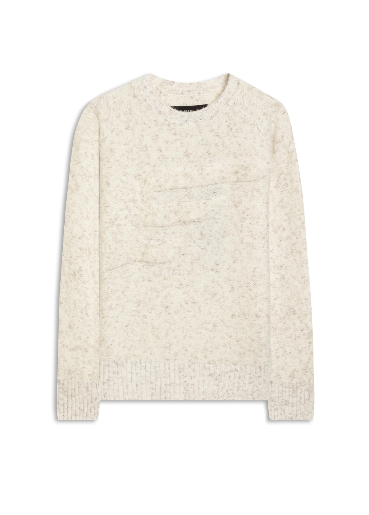 Tricot Cashmere Like Knit Off White Mescla