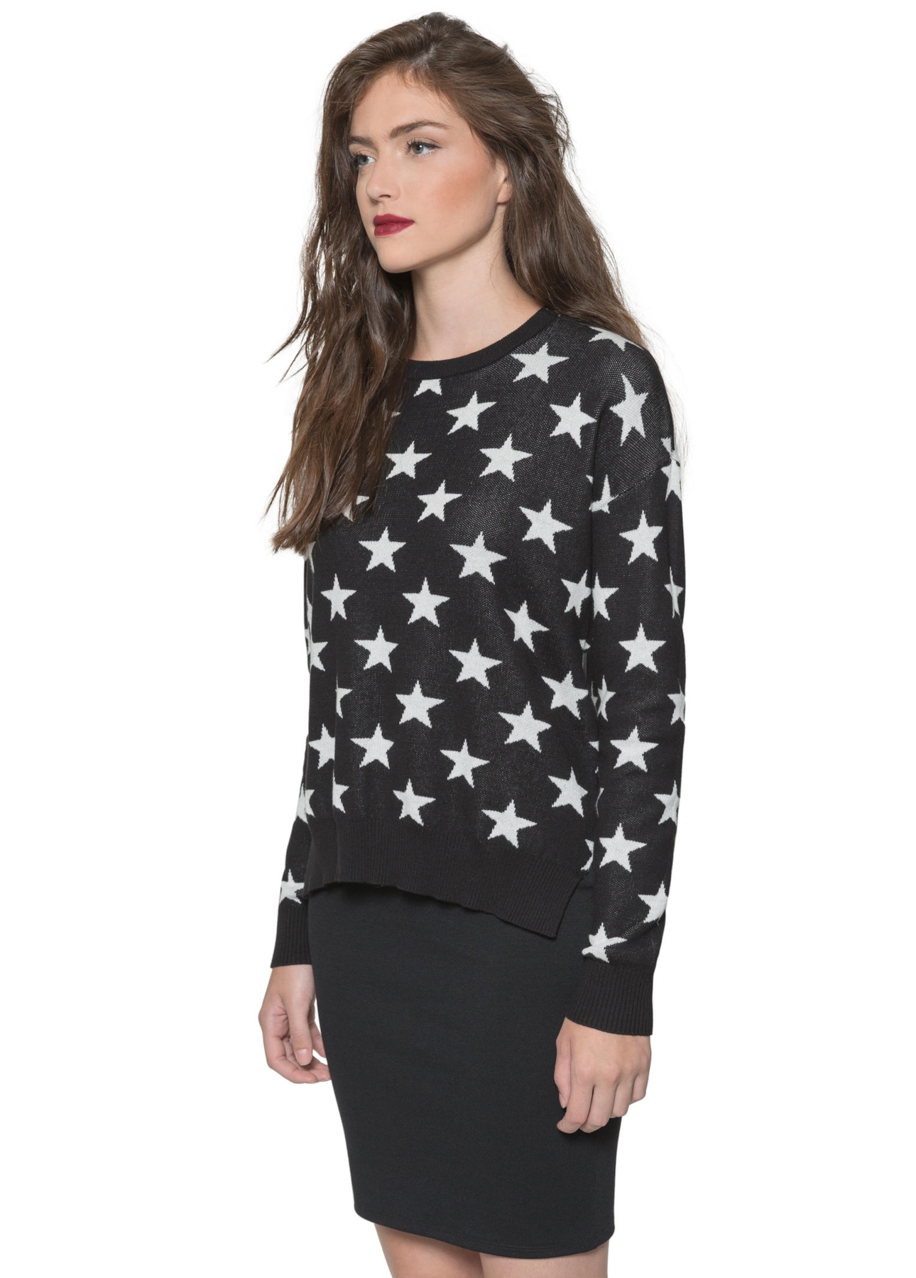 Tricot Co. Star Side Opening Preto