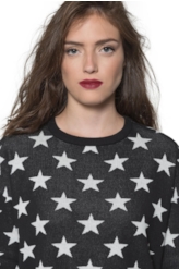 Tricot Co. Star Side Opening Preto