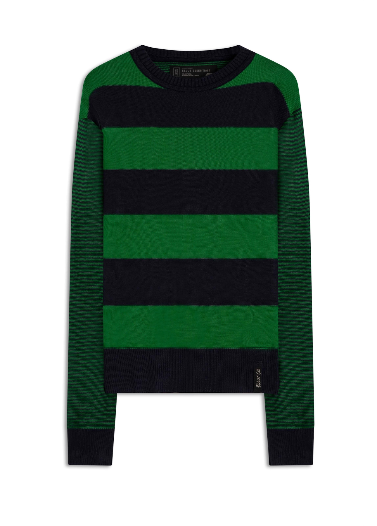 Tricot Colorblock Stripes Ellus Dark Navy