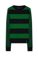 Tricot Colorblock Stripes Ellus Dark Navy