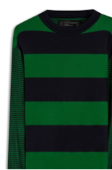 Tricot Colorblock Stripes Ellus Dark Navy