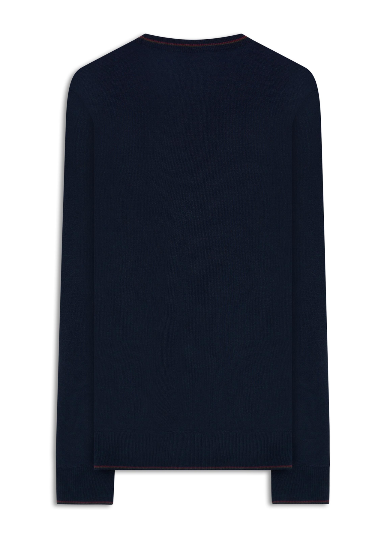 Tricot Cotton Poly Sweater Stripes Dark Navy