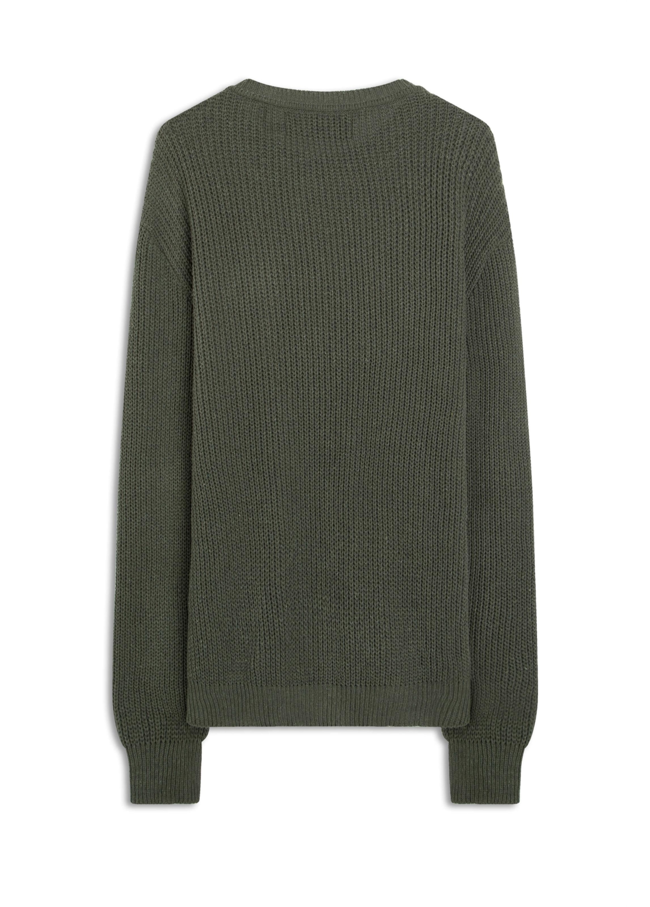 Tricot Ellus Acrylic Stripes Verde Militar