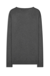 Tricot Ellus Basic Cinza