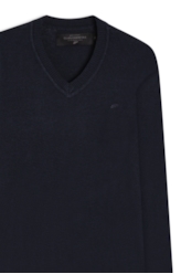 Tricot Ellus Basic Neck Dark Navy