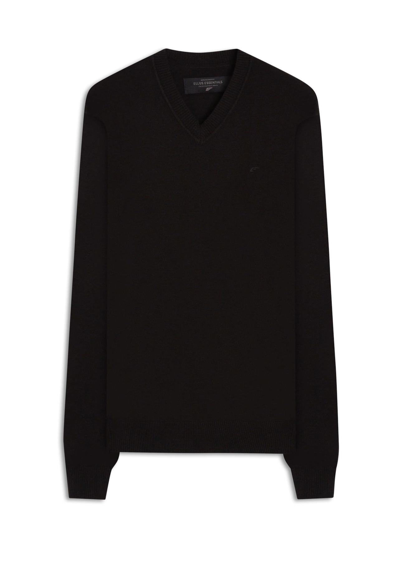 Tricot Ellus Basic Neck Preto