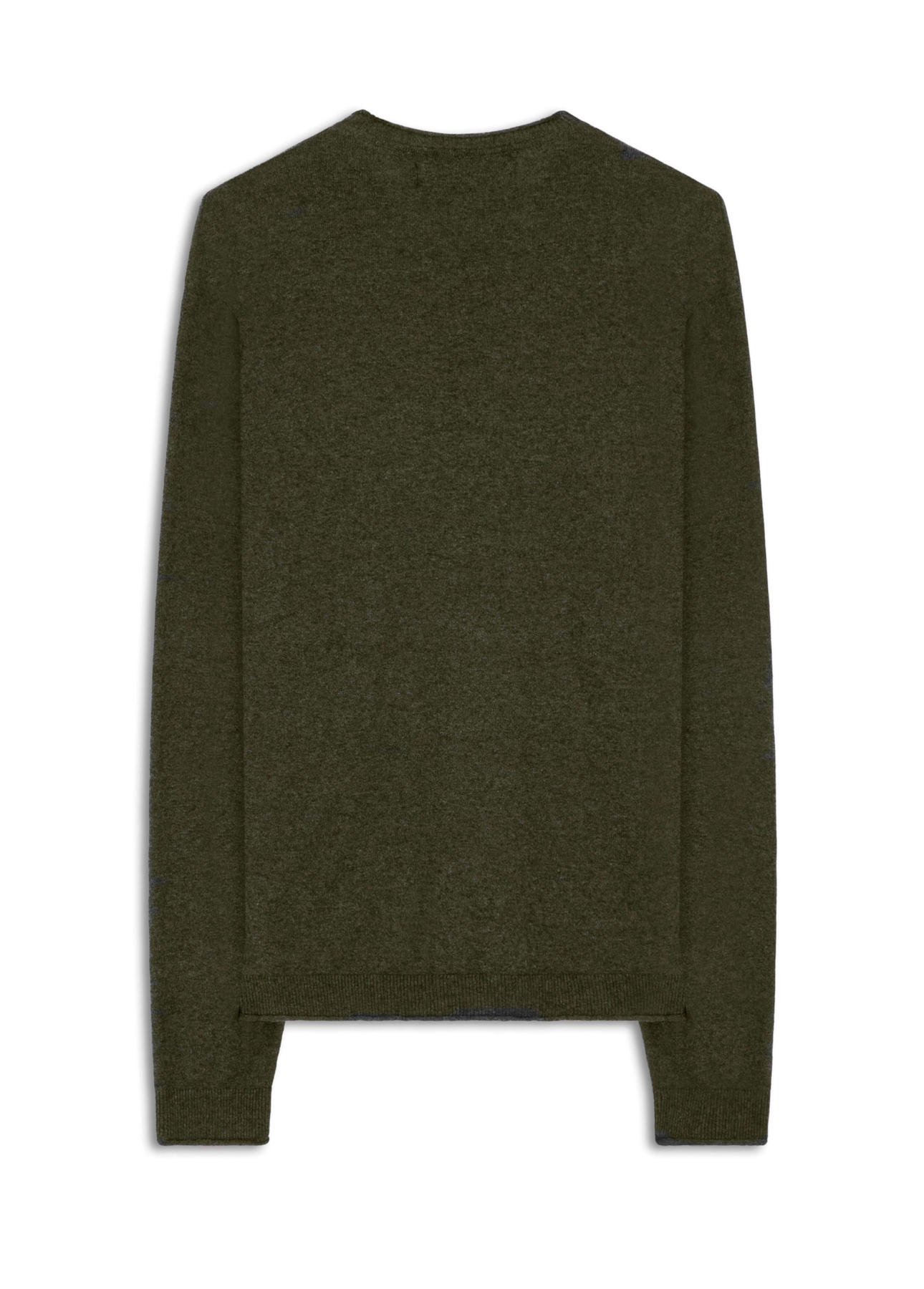 Tricot Ellus Basic Neck Verde Militar