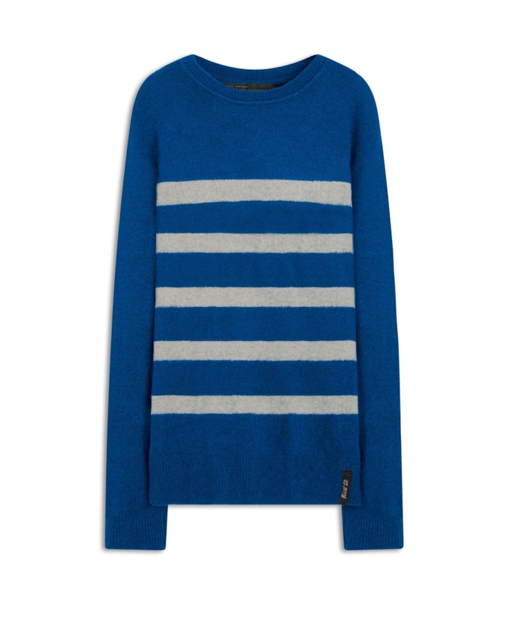 Tricot Ellus Britania Chest Stripes Dark Navy
