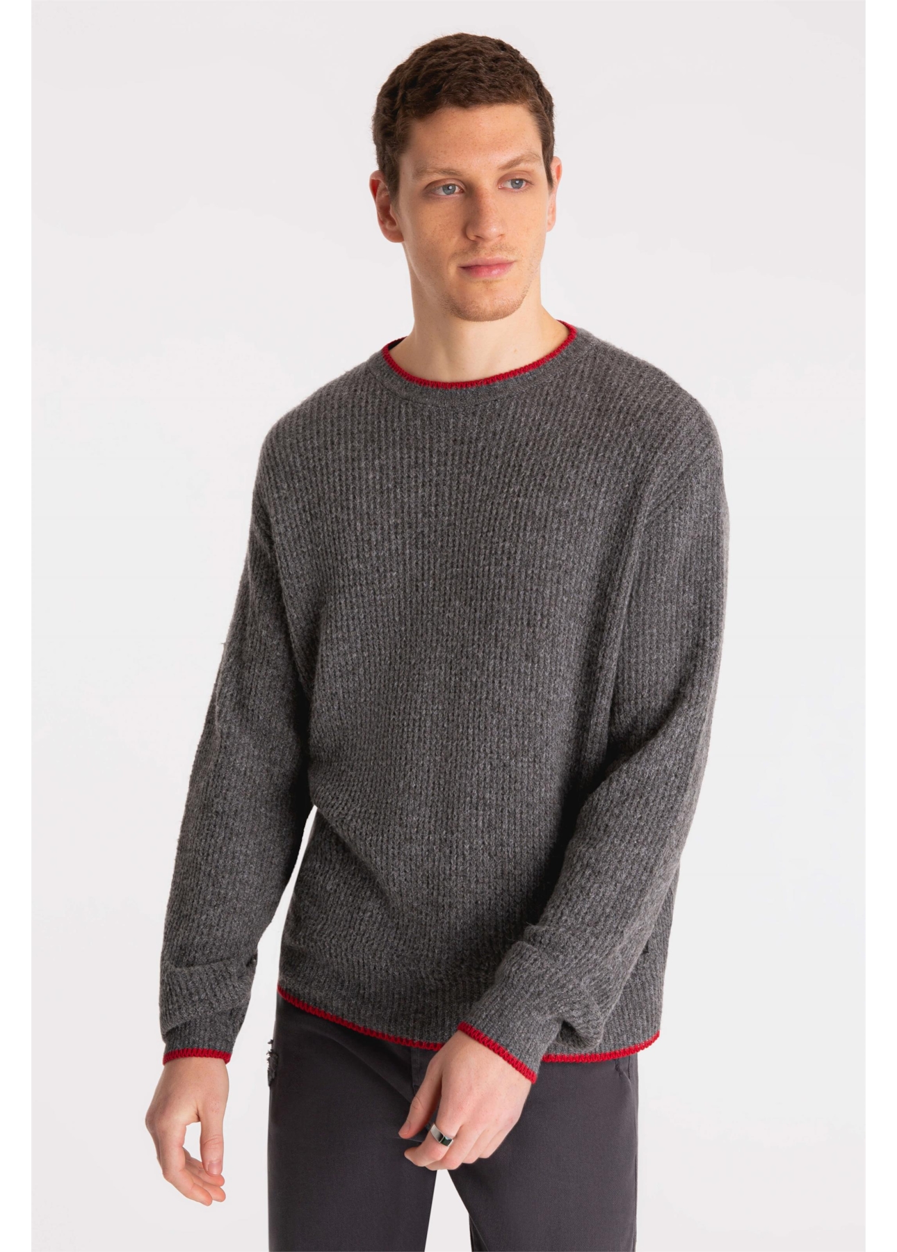 Tricot Ellus Britania Round Neck Grafite
