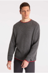 Tricot Ellus Britania Round Neck Grafite