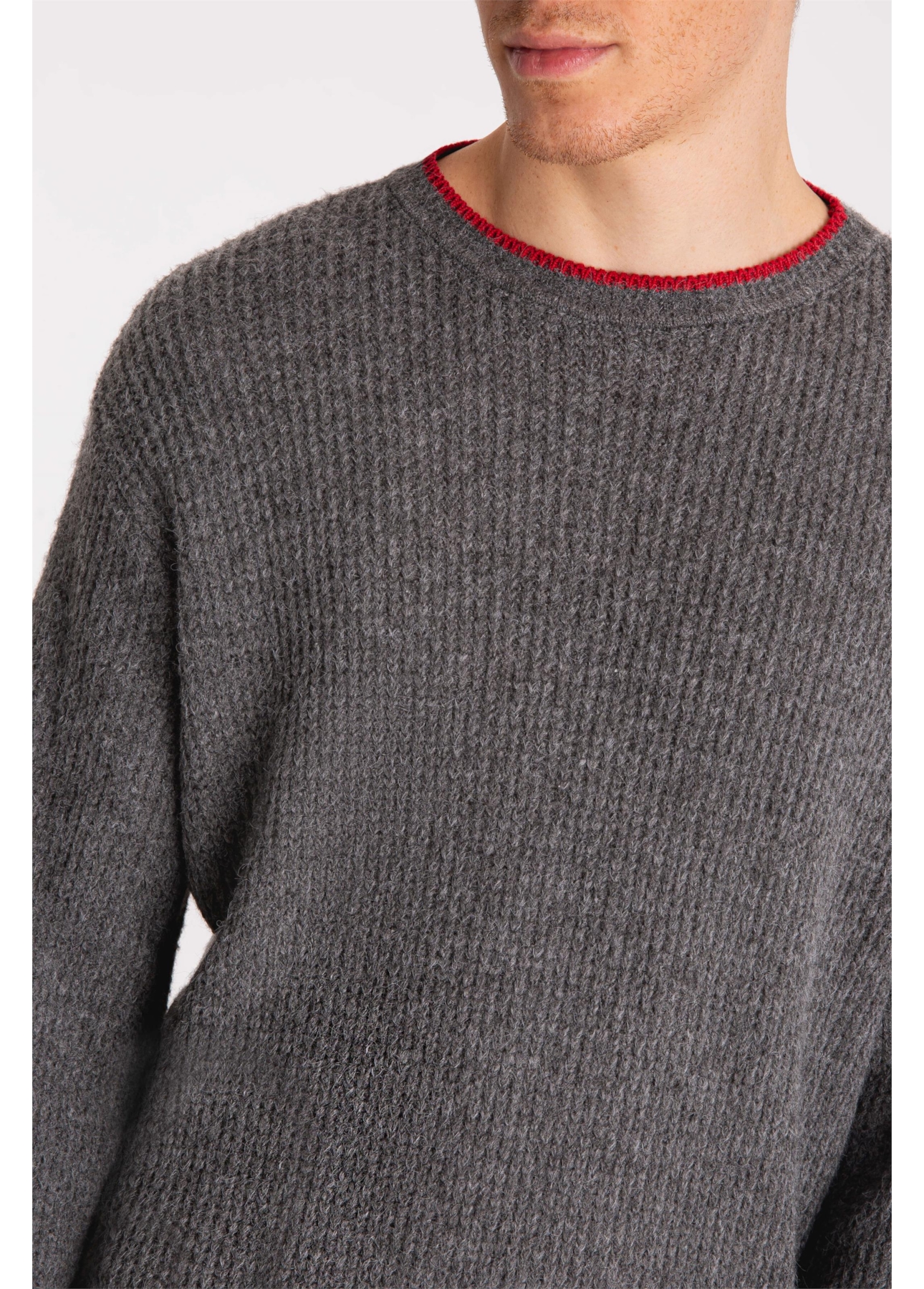 Tricot Ellus Britania Round Neck Grafite