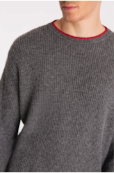 Tricot Ellus Britania Round Neck Grafite