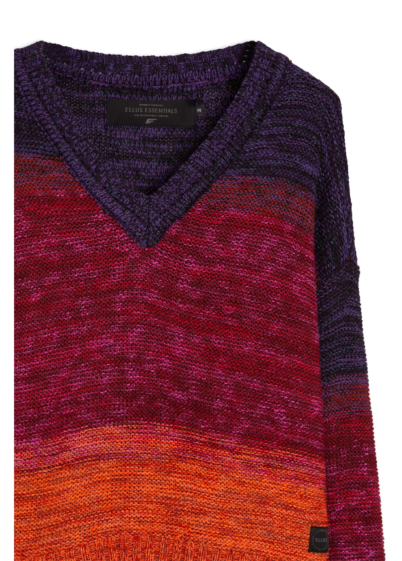 Tricot Ellus Color Block Stripes Padrao 1