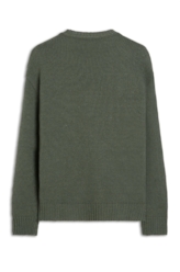 Tricot Ellus Cotton Basic Verde Militar