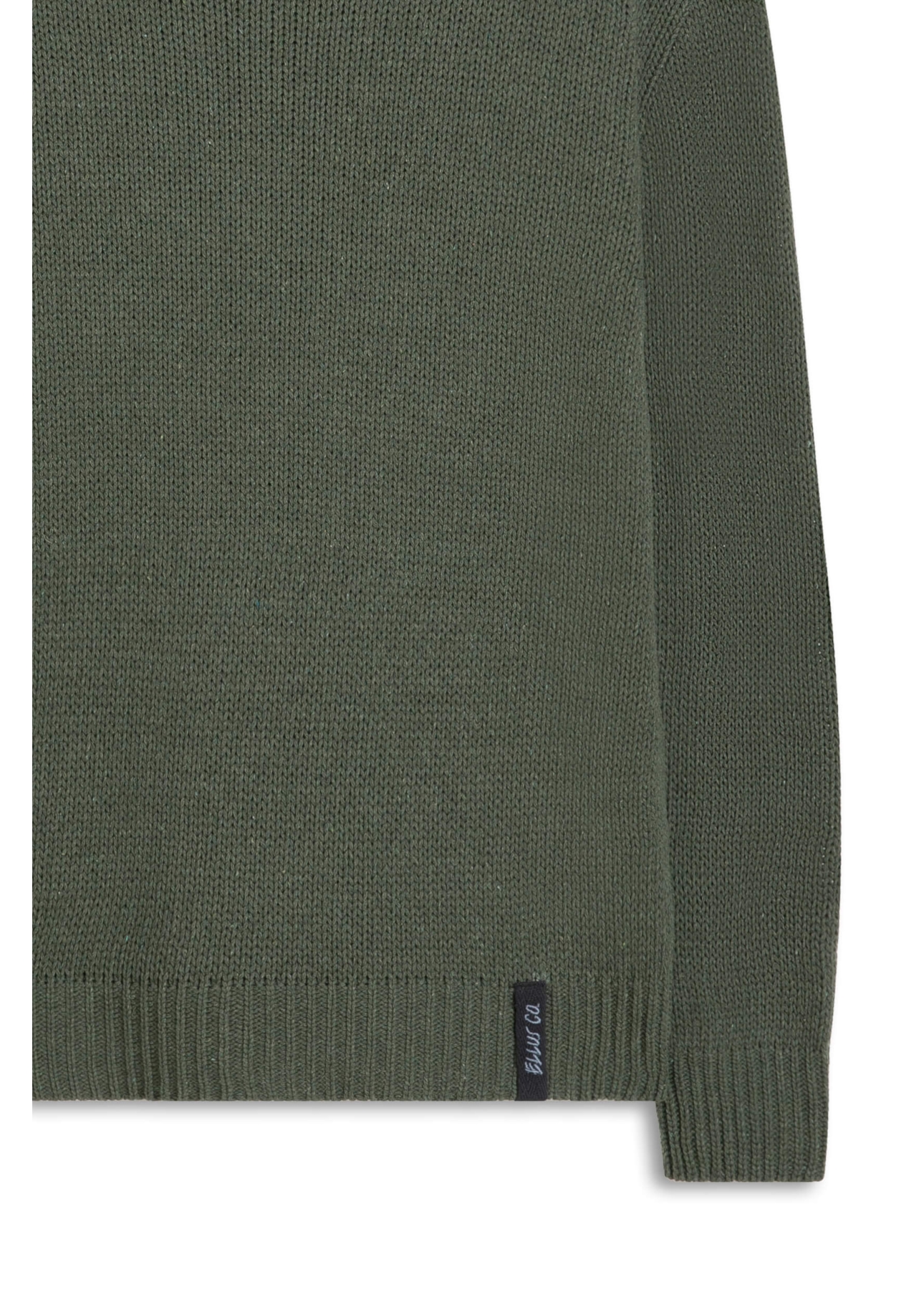 Tricot Ellus Cotton Basic Verde Militar