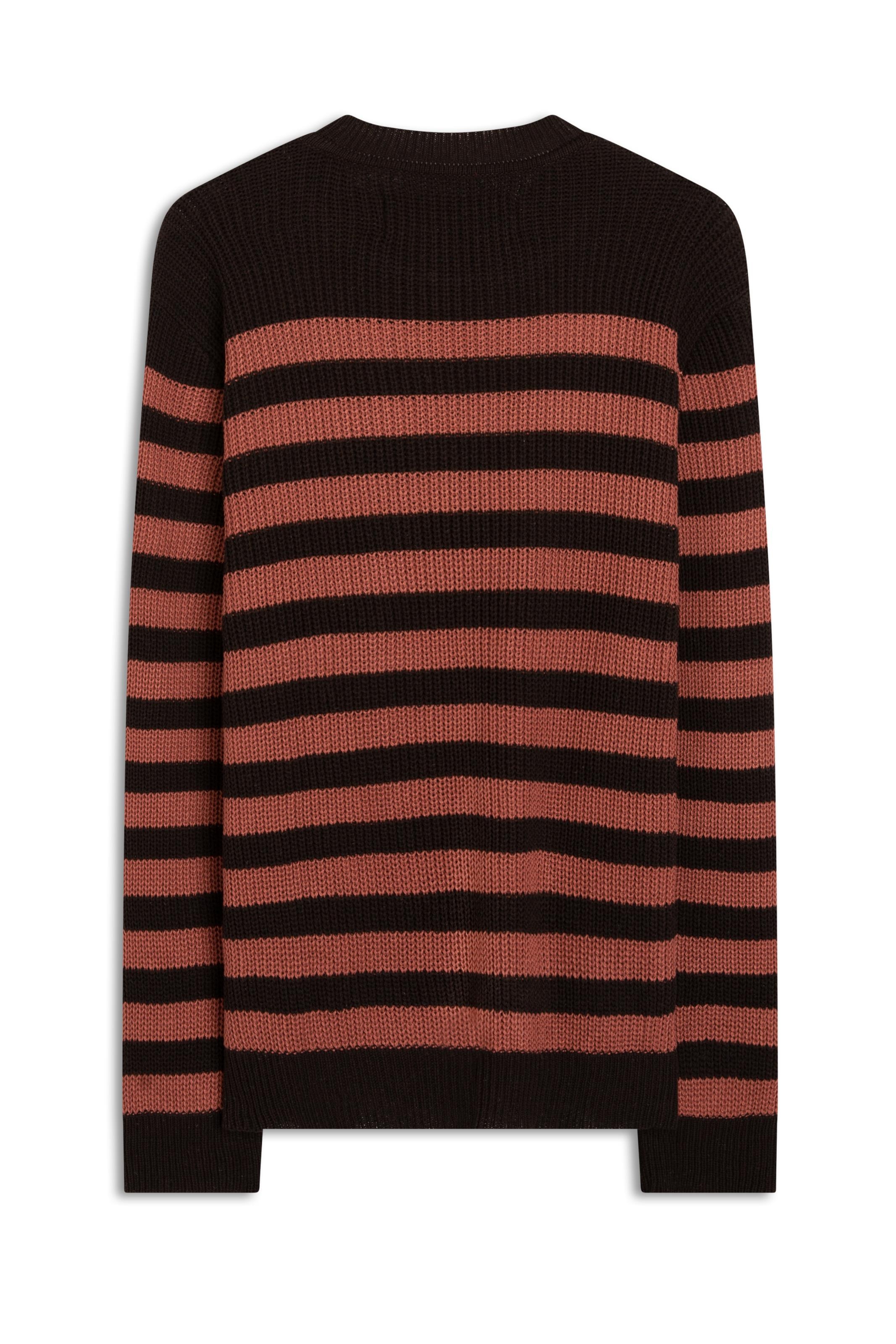 Tricot Ellus Cotton Like Infusion Stripe Cafe