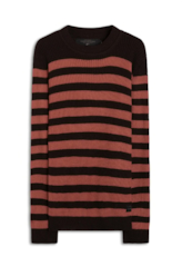 Tricot Ellus Cotton Like Infusion Stripe Cafe