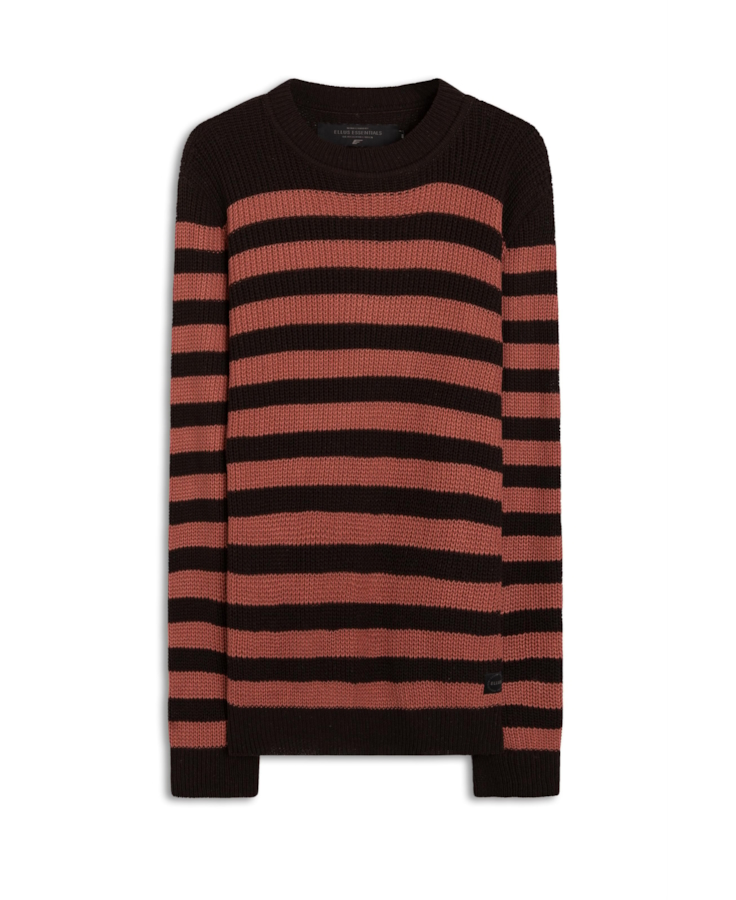 Tricot Ellus Cotton Like Infusion Stripe Cafe