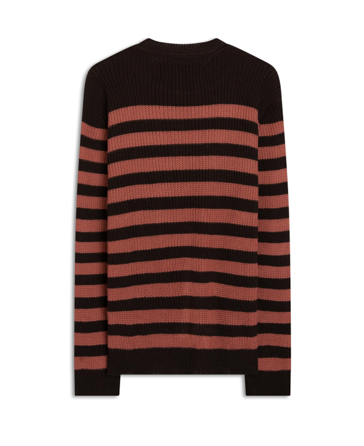 Tricot Ellus Cotton Like Infusion Stripe Cafe