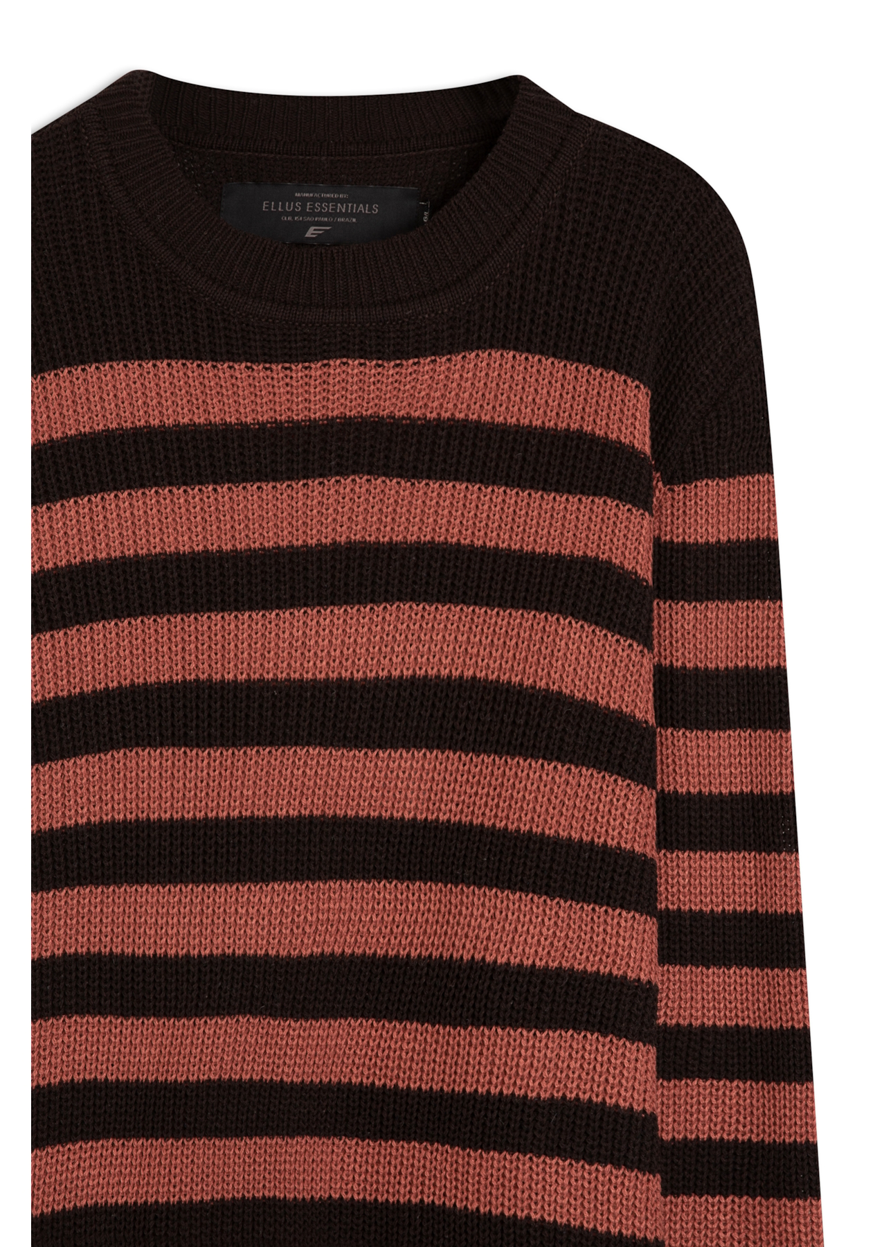 Tricot Ellus Cotton Like Infusion Stripe Cafe