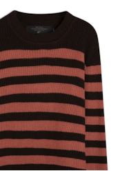 Tricot Ellus Cotton Like Infusion Stripe Cafe