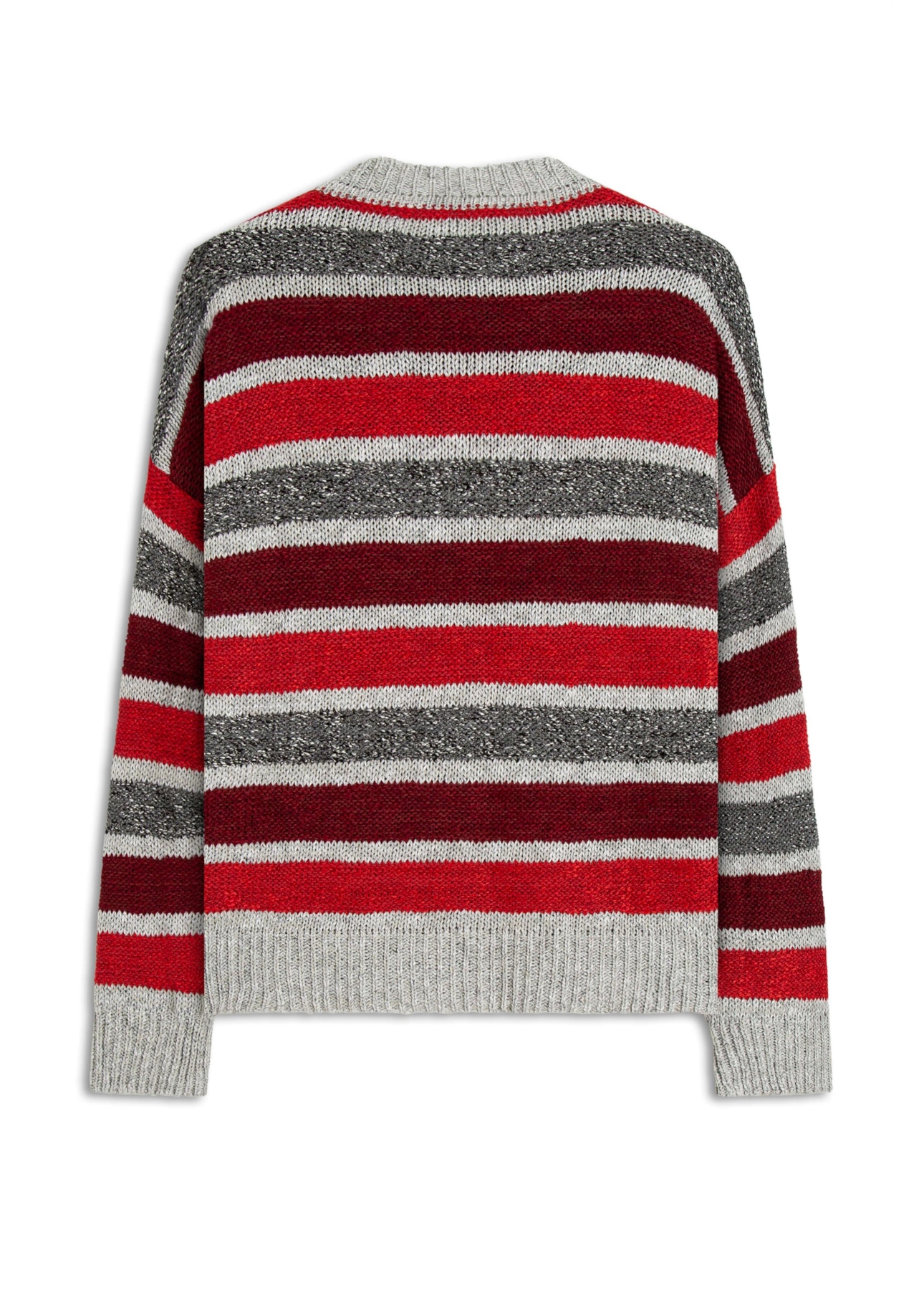 Tricot Ellus Flamê Stripes Vermelho