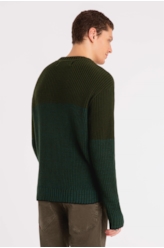Tricot Ellus Like Block Verde Jade