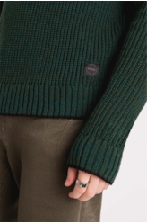 Tricot Ellus Like Block Verde Jade