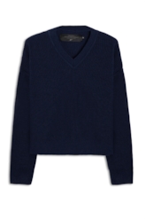 Tricot Ellus Like Neck Dark Navy