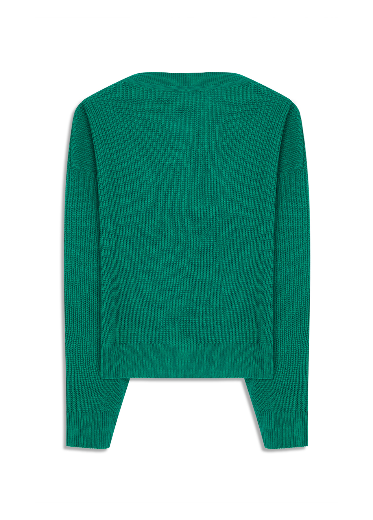 Tricot Ellus Like Neck Verde Bandeira