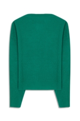 Tricot Ellus Like Neck Verde Bandeira