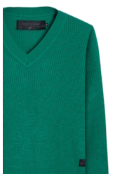 Tricot Ellus Like Neck Verde Bandeira