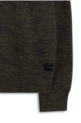 Tricot Ellus Like Two Tone Blend Verde Militar