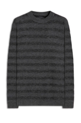 Tricot Ellus Linen Like Flamme Stripes Cinza