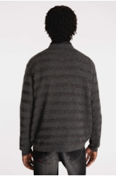Tricot Ellus Linen Like Flamme Stripes Cinza