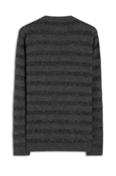 Tricot Ellus Linen Like Flamme Stripes Cinza